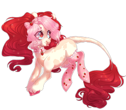 Size: 2137x1877 | Tagged: safe, artist:shady-bush, oc, oc only, oc:strawberry milkshake, earth pony, pony, female, mare, simple background, solo, transparent background