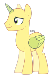 Size: 1938x2814 | Tagged: safe, artist:mint-light, oc, oc only, alicorn, pony, g4, alicorn oc, bald, base, horn, male, pony base, simple background, smiling, solo, stallion, transparent background, transparent horn, transparent wings, wings