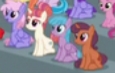 Size: 115x73 | Tagged: safe, screencap, cocoa caliente, morning roast, morning showers, rainbowshine, pegasus, pony, unicorn, g4, the washouts (episode), background pony, cropped, op i can't see shit, picture for breezies