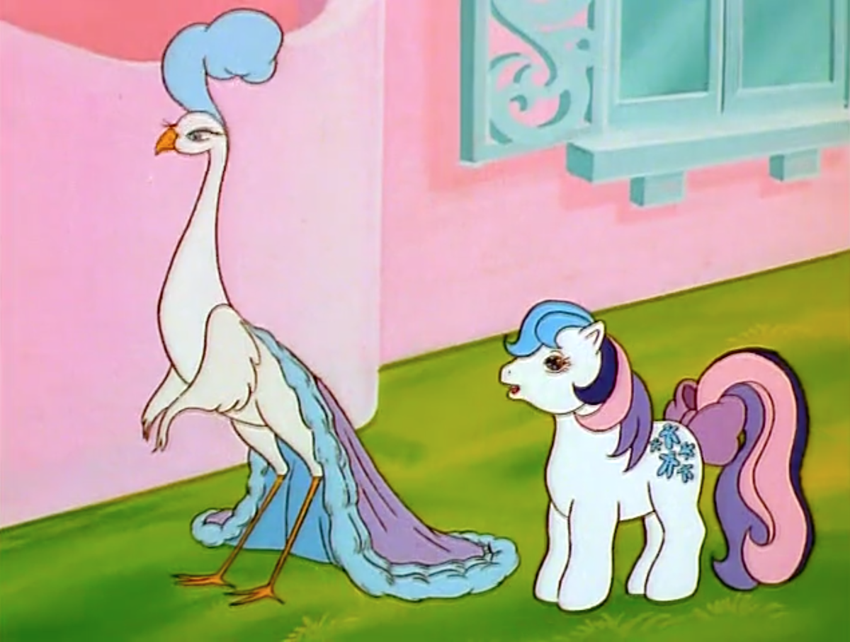 2385545 - safe, screencap, gingerbread, pluma, bird, earth pony