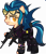 Size: 5000x5842 | Tagged: safe, alternate version, artist:n0kkun, indigo zap, bat pony, pony, g4, aa-12, bat ponified, belt, boots, camouflage, clothes, commission, dirt, ear piercing, earring, equestria girls ponified, fangs, female, fingerless gloves, gloves, goggles, grin, gun, jacket, jewelry, mac-10, mare, mercenary, mud, pants, piercing, ponified, pouch, race swap, shoes, shotgun, simple background, smiling, solo, submachinegun, tattoo, transparent background, uzi, vest, watch, weapon, wristwatch