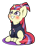 Size: 1200x1600 | Tagged: safe, artist:kumakum, moondancer, pony, unicorn, g4, blushing, cute, dancerbetes, ear fluff, female, grin, mare, missing accessory, simple background, sitting, smiling, solo, transparent background