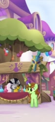 Size: 197x434 | Tagged: safe, screencap, zecora, pony, unicorn, g4, my little pony: the movie, background pony, canterlot, cropped, female, happy, mare, unnamed character, unnamed pony, we got this together