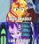 Size: 600x675 | Tagged: safe, edit, edited screencap, screencap, starlight glimmer, sunset shimmer, pony, unicorn, equestria girls, equestria girls specials, g4, my little pony equestria girls: mirror magic, bag, bedroom eyes, caption, dialogue, dragon ball, dragonball z abridged, duo, female, flirting, i am an adult, i need an adult, image macro, lesbian, lidded eyes, meme, saddle bag, seductive, seductive look, sexy, ship:shimmerglimmer, shipping, stupid sexy sunset shimmer, team four star, text