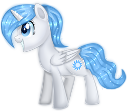 Size: 1932x1689 | Tagged: safe, artist:sugguk, oc, oc only, oc:white flare, alicorn, pony, alicorn oc, horn, simple background, solo, transparent background, wings