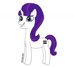 Size: 1280x1152 | Tagged: safe, artist:sinsationalstudios, rarity, pony, unicorn, g4, the cutie map, alternate hairstyle, alternate reality, alternate timeline, alternate universe, diamond rarity, equal cutie mark, equal sign, equality, equalized, female, mayor, role reversal, simple background, solo, white background
