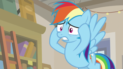 Size: 1920x1080 | Tagged: safe, screencap, rainbow dash, pony, daring doubt, g4, female, solo