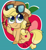 Size: 4000x4364 | Tagged: safe, artist:rainbowtashie, applejack, earth pony, pony, g4, g4.5, how applejack got her hat back, my little pony: pony life, aviator hat, cute, female, flyerjack, hat, jackabetes, mare, simple background, solo, that was fast