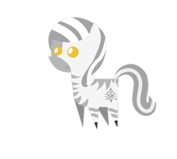 Size: 1280x1152 | Tagged: safe, artist:aborrozakale, oc, oc only, oc:xheitri, pony, zebra, pointy ponies, simple background, solo, transparent background
