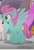 Size: 379x563 | Tagged: safe, screencap, petal shower, pegasus, pony, g4, my little pony: friendship is magic, my little pony: rainbow roadtrip, background pony, cropped, happy