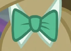 Size: 436x316 | Tagged: safe, screencap, doctor whooves, time turner, earth pony, pony, a horse shoe-in, g4, bowtie, close-up, collar, cropped, male, solo