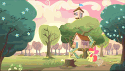Size: 1280x720 | Tagged: dead source, safe, artist:danfango, edit, edited screencap, screencap, apple bloom, applejack, pinkie pie, rainbow dash, scootaloo, twilight sparkle, earth pony, pegasus, pony, sea pony, unicorn, bridle gossip, call of the cutie, g1, g4, stare master, the show stoppers, abuse, animated, artifact, call upon the sea ponies, clubhouse, crusaders clubhouse, ei, explosion, female, golden oaks library, hub logo, petrification, pinkiebuse, poison joke, sound, statue, tv rating, tv-y, wat, webm, youtube link, zecora's hut