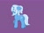 Size: 2048x1535 | Tagged: safe, artist:starfall119, trixie, pony, unicorn, g4, eye clipping through hair, female, floppy ears, mare, messy mane, purple background, simple background, solo