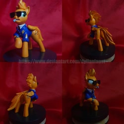 Size: 2160x2160 | Tagged: safe, spitfire, pegasus, pony, g4, female, figure, figurine, high res, solo