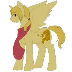 Size: 800x800 | Tagged: safe, artist:askeuropepony, alicorn, pony, clothes, hetalia, male, ponified, scarf, simple background, solo, stallion, transparent background