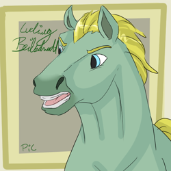 Size: 542x541 | Tagged: safe, artist:ask-pony-gerita, earth pony, pony, bust, germany, hetalia, hoers, male, open mouth, ponified, solo, spirit (character), stallion, style emulation
