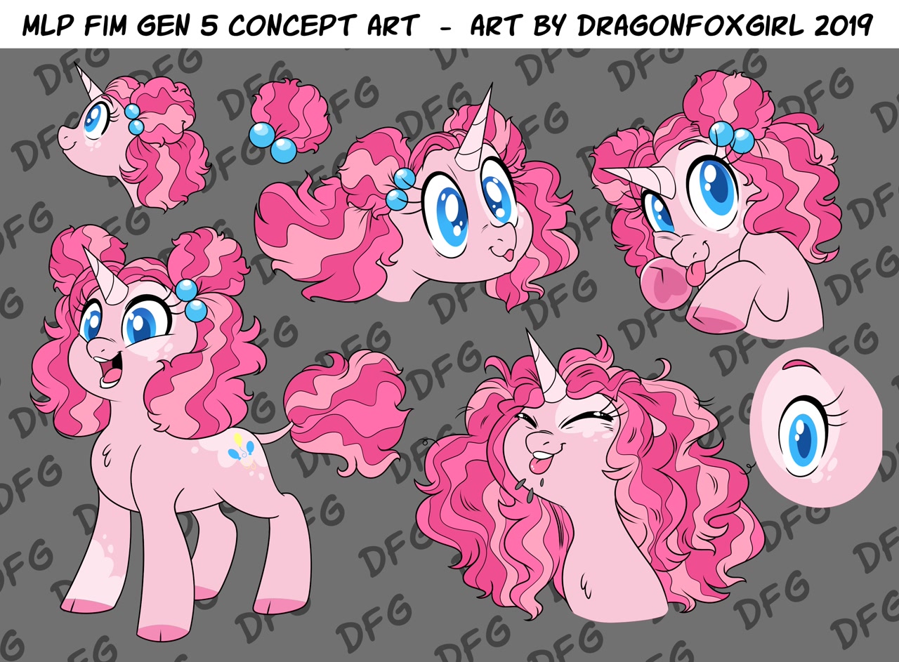 2365143 Safe Artistdragonfoxgirl Pinkie Pie P