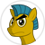 Size: 779x779 | Tagged: safe, artist:chance35, derpibooru exclusive, pony, g4, angry, bust, eyebrows, gift art, portrait, simple background, solo, transparent background, vector