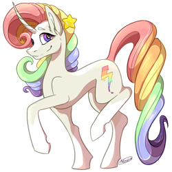 Size: 1280x1280 | Tagged: safe, artist:auroricdragon, oc, oc only, oc:candy strike, pony, unicorn, female, mare, simple background, solo, transparent background