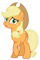 Size: 1280x1939 | Tagged: safe, artist:estories, applejack, earth pony, pony, g4, female, simple background, solo, transparent background, vector