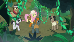 Size: 1920x1080 | Tagged: safe, screencap, biff, doctor caballeron, fluttershy, rogue (g4), withers, earth pony, pegasus, pony, daring doubt, g4, female, henchmen, male, mare, stallion