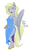 Size: 866x1500 | Tagged: safe, artist:sepiakeys, derpy hooves, pegasus, anthro, unguligrade anthro, g4, anklet, clothes, clothing cutout, clutch, cross-eyed, dress, ear piercing, earring, fancy dress, female, grand galloping gala, horseshoes, jewelry, makeup, piercing, side slit, solo, styled hair
