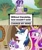 Size: 1000x1200 | Tagged: safe, artist:aleximusprime, edit, edited screencap, screencap, princess cadance, princess flurry heart, shining armor, starlight glimmer, alicorn, pony, unicorn, g4, once upon a zeppelin, :i, change my mind, chocolate, crown, cup, food, funny, hot chocolate, i mean i see, jewelry, mematic, meme, reaction image, regalia, varying degrees of what