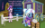Size: 1716x1080 | Tagged: safe, artist:red4567, starlight glimmer, trixie, g4, 3d, alternate hairstyle, angry, atg 2020, babysitter trixie, clothes, fence, hammer, hoodie, mailbox, newbie artist training grounds, source filmmaker, trixie's wagon, twilight's castle