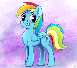 Size: 2286x2010 | Tagged: safe, artist:sny, rainbow dash, pegasus, pony, g4, blushing, chest fluff, ear fluff, female, high res, mare, solo