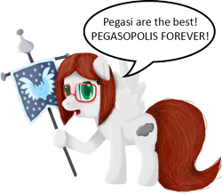 Size: 668x583 | Tagged: safe, artist:lost-our-dreams, oc, oc only, oc:monochrome, pegasus, pony, glasses, object, op is a duck, op is trying to start shit, pegasopolis, pegasus oc, pegasus tribe, pony racism, racism, simple background, solo, transparent background, wings