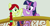 Size: 1216x636 | Tagged: safe, artist:appimena, twilight sparkle, oc, oc:roseheart, earth pony, pony, unicorn, g4, balcony, earth pony oc, unicorn twilight