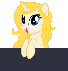 Size: 523x543 | Tagged: safe, artist:blackholeii, oc, oc only, oc:fine print, pony, unicorn, horn, pocket, simple background, solo, transparent background, unicorn oc