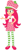 Size: 261x611 | Tagged: safe, artist:selenaede, artist:user15432, human, equestria girls, g4, barely eqg related, base used, clothes, crossover, dress, equestria girls style, equestria girls-ified, hand on hip, hat, red hair, red shoes, shoes, socks, solo, stockings, strawberry shortcake, strawberry shortcake (character), strawberry shortcake's berry bitty adventures, thigh highs