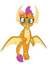 Size: 655x851 | Tagged: safe, artist:queencold, smolder, dragon, g4, anklet, bangles, coral, dragoness, female, jewelry, simple background, solo, transparent background, vector