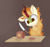 Size: 1254x1188 | Tagged: safe, artist:dusthiel, autumn blaze, kirin, g4, :3, atg 2020, cheek fluff, cookie, cookie jar, empty, eye twitch, female, food, imminent nirik, knife, magic, newbie artist training grounds, solo, telekinesis