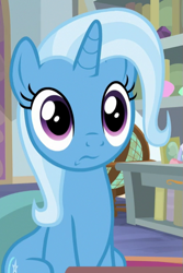 Size: 417x625 | Tagged: safe, screencap, trixie, pony, unicorn, a horse shoe-in, g4, cropped, female, mare, solo