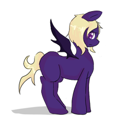 Size: 400x400 | Tagged: safe, artist:ask-pony-gerita, bat pony, pony, bat wings, colt, france, hetalia, male, ponified, simple background, smiling, solo, transparent background, wings