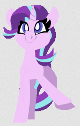 Size: 176x277 | Tagged: safe, artist:nekosnicker, starlight glimmer, pony, unicorn, g4, cute, dancing, female, mare, smiling, solo