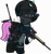 Size: 6000x6385 | Tagged: safe, alternate version, artist:n0kkun, sunny flare, pony, unicorn, g4, ar-57, armor, assault rifle, auto-9, bag, bandage, belt, boots, c4, clothes, cobra assault cannon, commission, equestria girls ponified, eyeshadow, female, gloves, goggles, gun, handgun, headset, helmet, knee pads, knife, makeup, mare, mask, mercenary, night vision goggles, pants, pistol, ponified, radio, raised hoof, rifle, robocop, saddle bag, shoes, simple background, solo, transparent background, unicorn sunny flare, watch, weapon, wristwatch