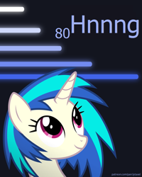Size: 819x1024 | Tagged: safe, artist:parclytaxel, edit, editor:ushiki, dj pon-3, vinyl scratch, pony, unicorn, series:joycall6's periodic table, g4, bust, chemistry, cute, female, fluorescent lamp, hnnng, hydrargyrum, lamp, lights, looking up, mare, mercury (element), periodic table, solo, weapons-grade cute