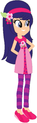 Size: 175x572 | Tagged: safe, artist:selenaede, artist:user15432, human, equestria girls, g4, barely eqg related, base used, blue hair, cherry jam, clothes, crossover, dress, equestria girls style, equestria girls-ified, flower, flower in hair, hands behind back, headband, shoes, solo, strawberry shortcake, strawberry shortcake's berry bitty adventures