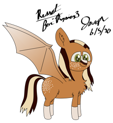 Size: 2302x2505 | Tagged: safe, artist:solder point, oc, oc only, pony, bat wings, chest fluff, commission, cute, digital art, ear fluff, happy, high res, leg fluff, request, signature, simple background, smiling, solo, standing, transparent background, wings
