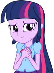 Size: 6224x8398 | Tagged: safe, artist:alandssparkle, twilight sparkle, equestria girls, g4, my little pony equestria girls: rainbow rocks, absurd resolution, beautiful, cute, female, looking at you, nervous, simple background, smiling, smiling at you, solo, transparent background, twilight sparkle (alicorn), vector