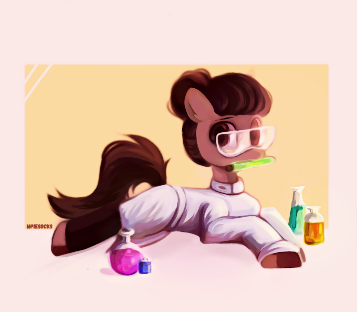 #2367337 - safe, artist:raily, oc, oc only, earth pony, pony, chemicals ...