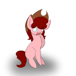 Size: 1000x1000 | Tagged: safe, artist:kaggy009, oc, oc only, earth pony, pony, ask peppermint pattie, female, filly, hat, solo