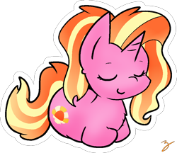 Size: 878x760 | Tagged: safe, artist:zutcha, luster dawn, pony, unicorn, g4, cute, female, lusterbetes, mare, ponyloaf, signature, simple background, smiling, solo, transparent background