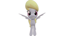 Size: 1280x720 | Tagged: safe, artist:topsangtheman, cloud kicker, pegasus, pony, g4, 3d, female, looking at you, simple background, solo, source filmmaker, transparent background