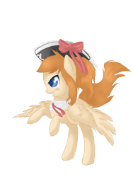 Size: 1200x1600 | Tagged: safe, artist:tomat-in-cup, pegasus, pony, brandenburg, female, filly, hat, hetalia, pirate hat, ponified, rearing, simple background, solo, transparent background