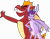 Size: 5073x4000 | Tagged: safe, artist:melisareb, garble, prominence, dragon, g4, gauntlet of fire, my little pony: friendship is magic, .svg available, absurd resolution, dragoness, duo, eyes closed, female, inkscape, male, out of context, ship:garbinence, shipping, simple background, straight, teeth, transparent background, vector