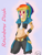 Size: 1200x1600 | Tagged: safe, artist:tomat-in-cup, rainbow dash, human, g4, alternate hairstyle, bubblegum, clothes, female, food, gum, humanized, signature, solo